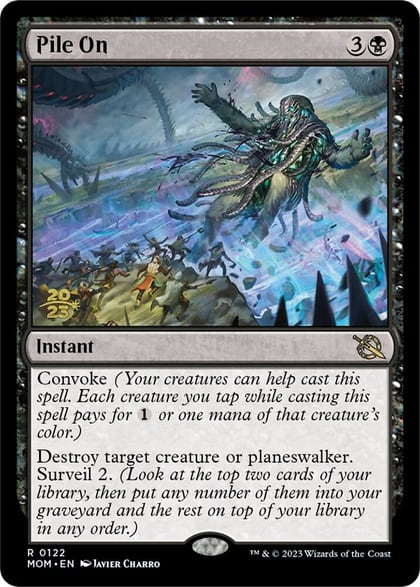 Pile On, Prerelease Cards 122
