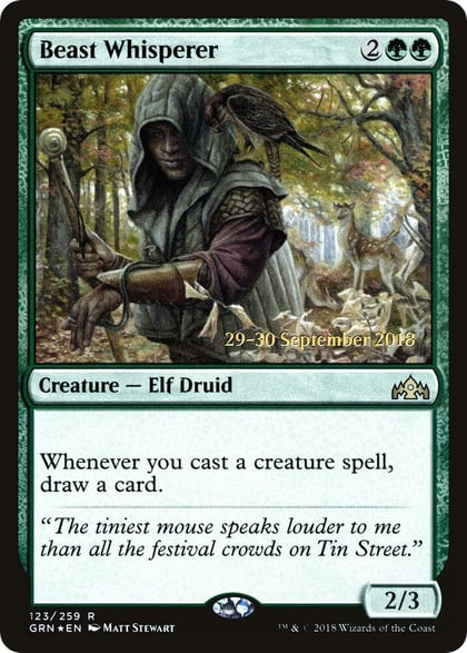 Beast Whisperer, Prerelease Cards 123