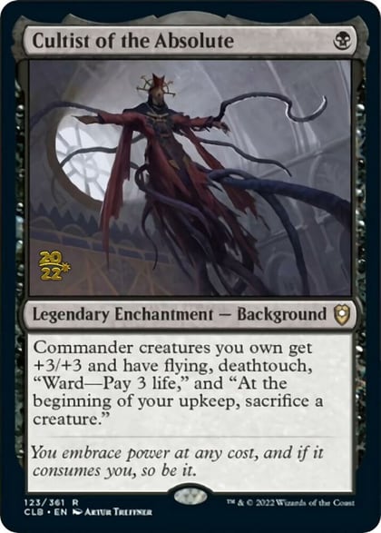 Cultist of the Absolute, Prerelease Cards 123