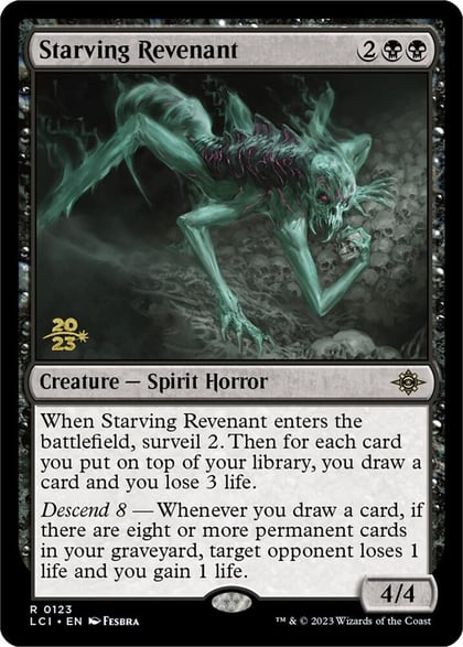 Starving Revenant, Prerelease Cards 123