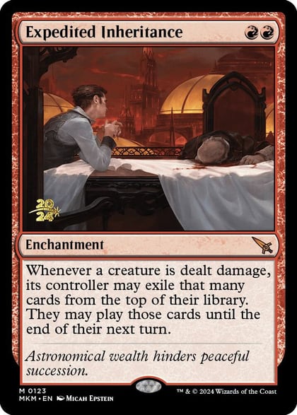 Expedited Inheritance, Prerelease Cards 123