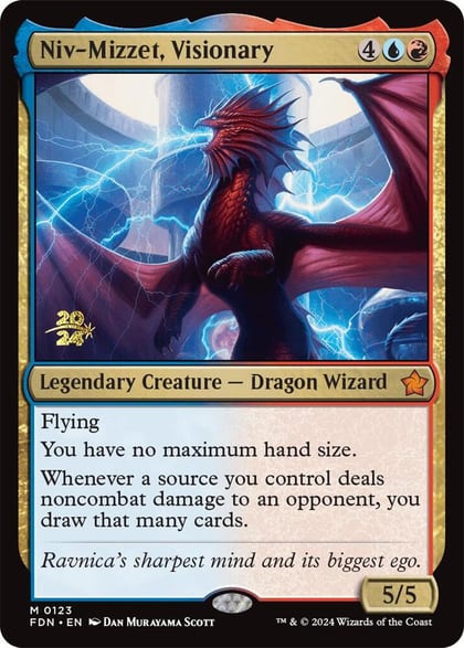 Niv-Mizzet, Visionary, Prerelease Cards 123