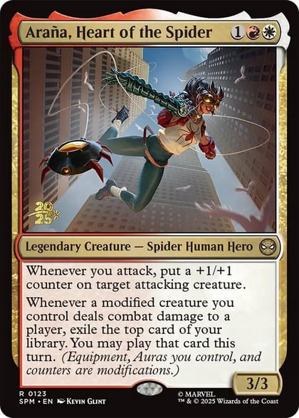 Arana, Heart of the Spider, Prerelease Cards 123