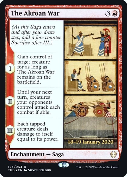 The Akroan War, Prerelease Cards 124