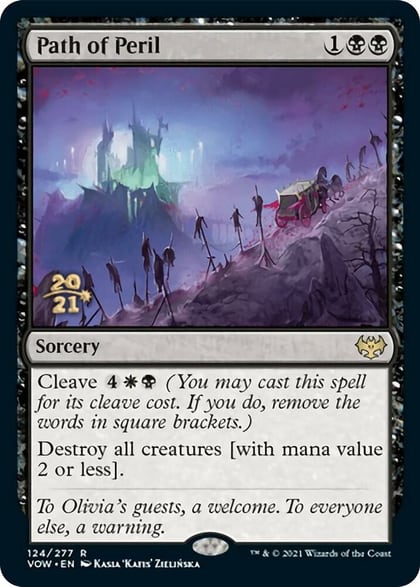 Path of Peril, Prerelease Cards 124