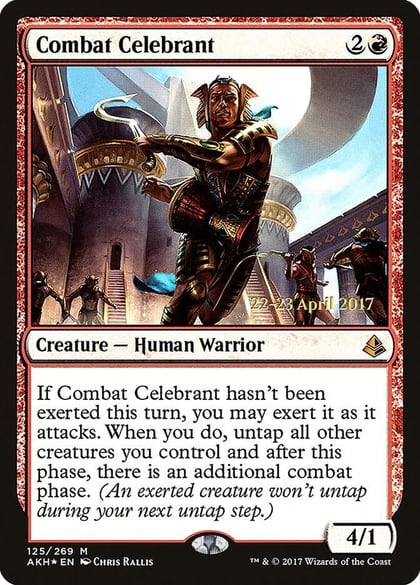 Combat Celebrant, Prerelease Cards 125