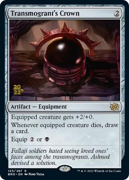 Transmogrant's Crown, Prerelease Cards 125