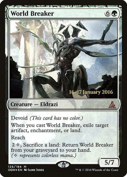 World Breaker, Prerelease Cards 126