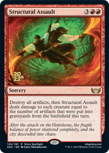 Structural Assault, Prerelease Cards 126
