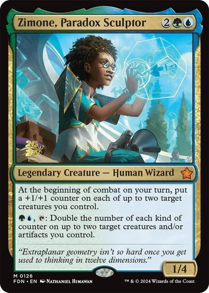 Zimone, Paradox Sculptor, Prerelease Cards 126