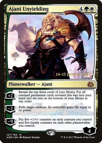 Ajani Unyielding, Prerelease Cards 127