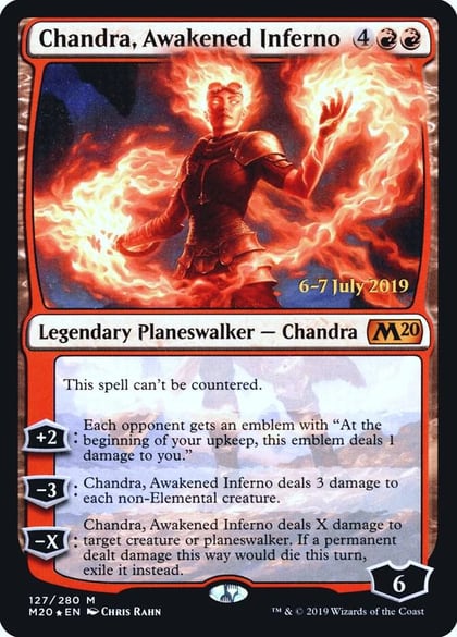 Chandra, Awakened Inferno, Prerelease Cards 127