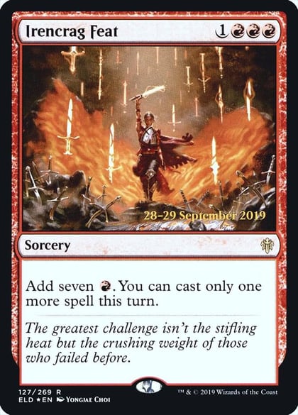 Irencrag Feat, Prerelease Cards 127
