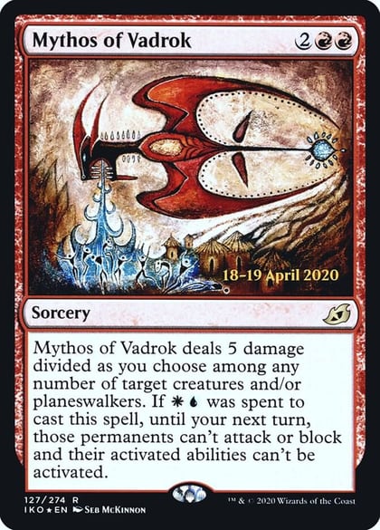 Mythos of Vadrok, Prerelease Cards 127