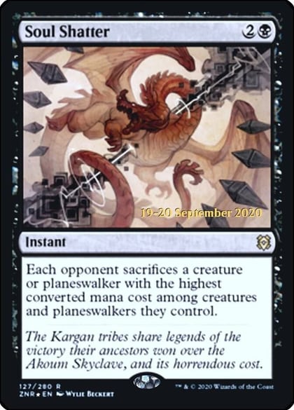 Soul Shatter, Prerelease Cards 127