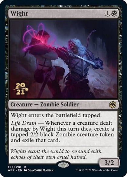 Wight, Prerelease Cards 127