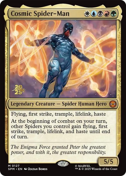 Cosmic Spider-Man, Prerelease Cards 127