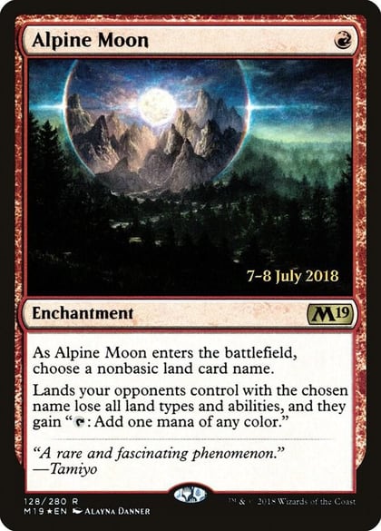 Alpine Moon, Prerelease Cards 128