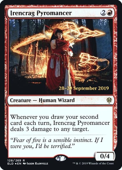 Irencrag Pyromancer, Prerelease Cards 128