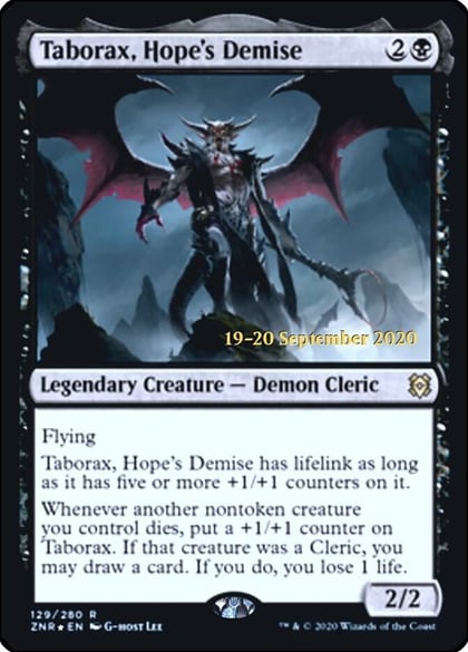 Taborax, Hope's Demise, Prerelease Cards 129
