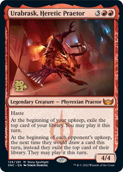 Urabrask, Heretic Praetor, Prerelease Cards 129