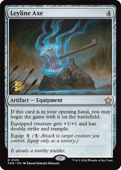 Leyline Axe, Prerelease Cards 129