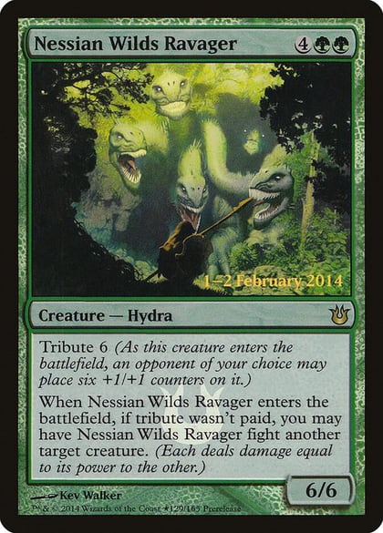 Nessian Wilds Ravager, Prerelease Cards 129