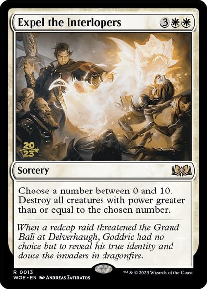 Expel the Interlopers, Prerelease Cards 13
