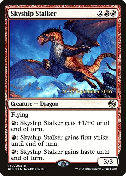 Skyship Stalker, Prerelease Cards 130