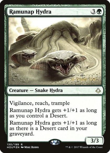 Ramunap Hydra, Prerelease Cards 130