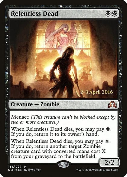 Relentless Dead, Prerelease Cards 131