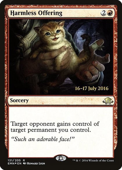 Harmless Offering, Prerelease Cards 131