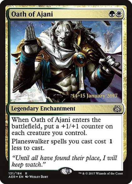 Oath of Ajani, Prerelease Cards 131