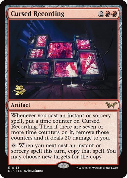 Cursed Recording (0131), Prerelease Cards 131