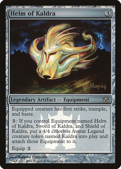 Helm of Kaldra, Prerelease Cards 131