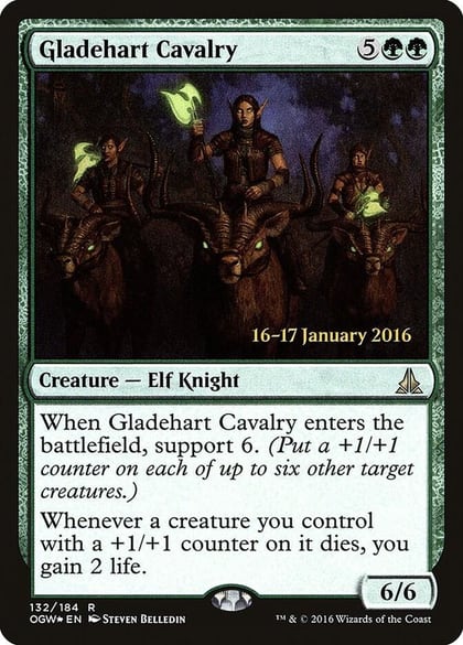 Gladehart Cavalry, Prerelease Cards 132