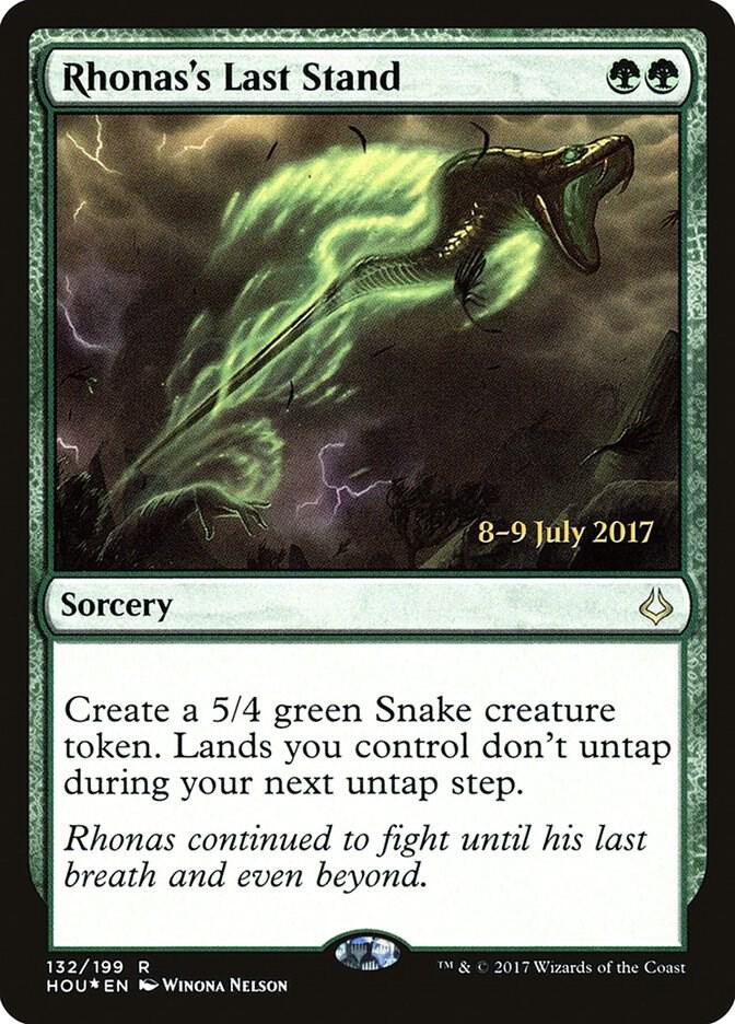 Rhonas's Last Stand, Prerelease Cards 132