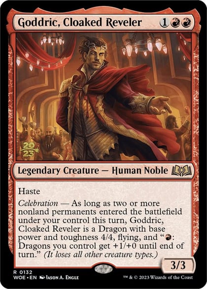 Goddric, Cloaked Reveler, Prerelease Cards 132