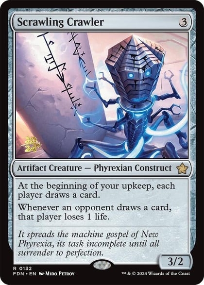 Scrawling Crawler, Prerelease Cards 132
