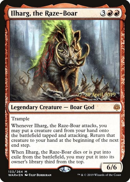 Ilharg, the Raze-Boar, Prerelease Cards 133