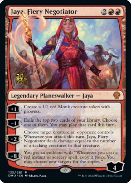 Jaya, Fiery Negotiator, Prerelease Cards 133