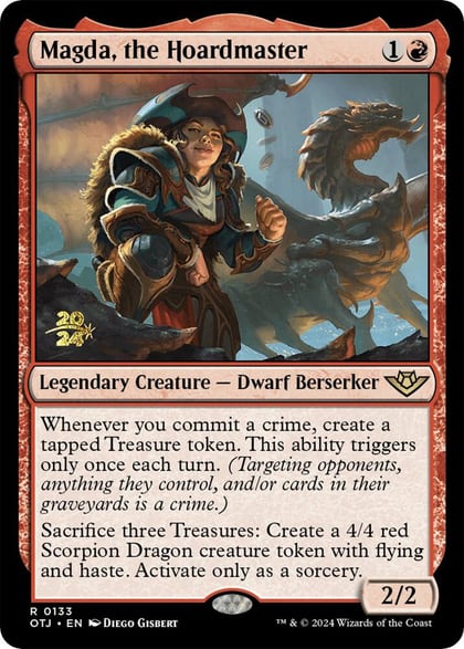 Magda, the Hoardmaster, Prerelease Cards 133
