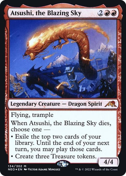 Atsushi, the Blazing Sky, Prerelease Cards 134