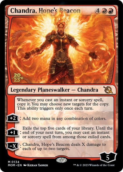 Chandra, Hope's Beacon, Prerelease Cards 134