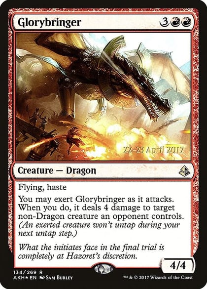 Glorybringer, Prerelease Cards 134