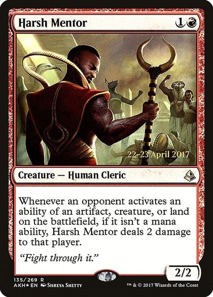 Harsh Mentor, Prerelease Cards 135