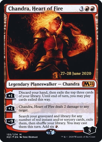 Chandra, Heart of Fire, Prerelease Cards 135