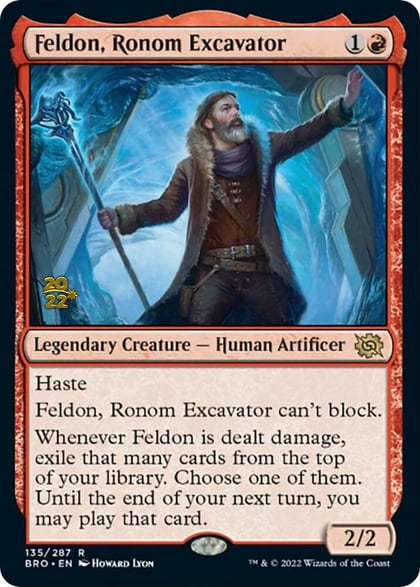 Feldon, Ronom Excavator, Prerelease Cards 135