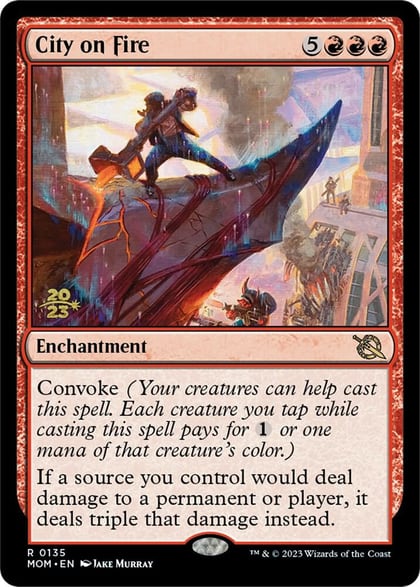 City on Fire, Prerelease Cards 135