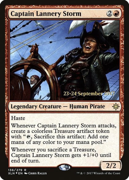 Captain Lannery Storm, Prerelease Cards 136